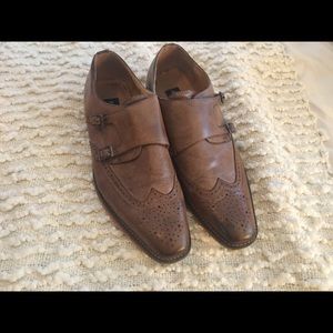 Men’s cognac dress shoes size 12